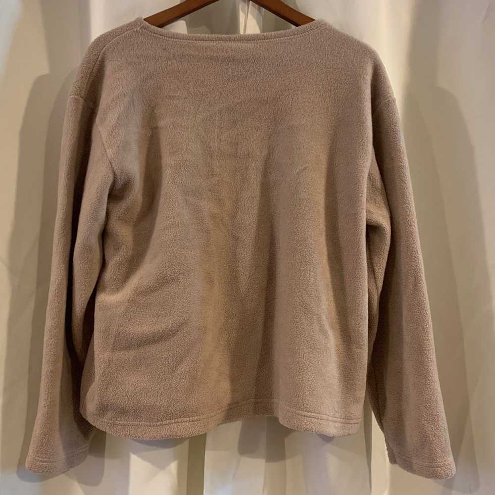 Vintage Sweater Nick & Sarah Tan Sweater Leaves B… - image 4