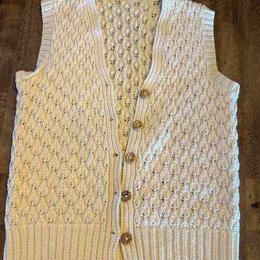 Vintage knit vest - image 1
