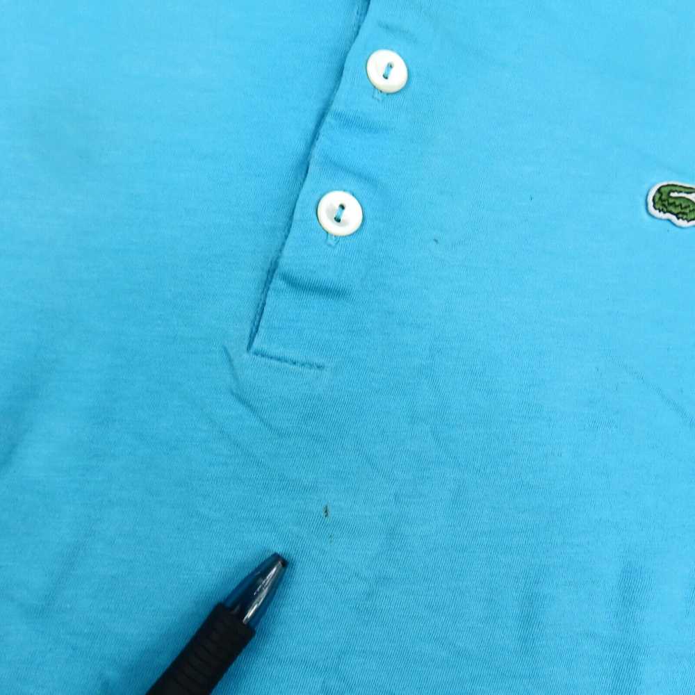 Lacoste Lacoste Shirt Womens Size 7 Blue Short Sl… - image 2