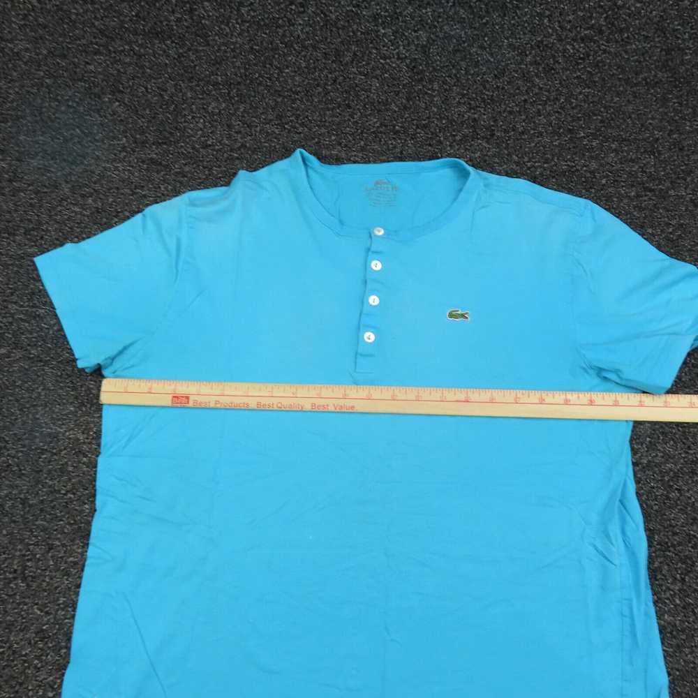 Lacoste Lacoste Shirt Womens Size 7 Blue Short Sl… - image 3