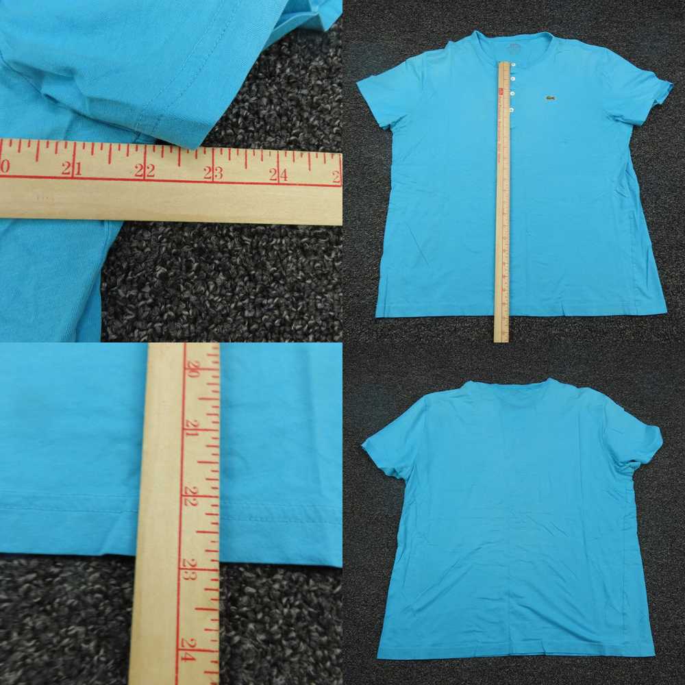 Lacoste Lacoste Shirt Womens Size 7 Blue Short Sl… - image 4