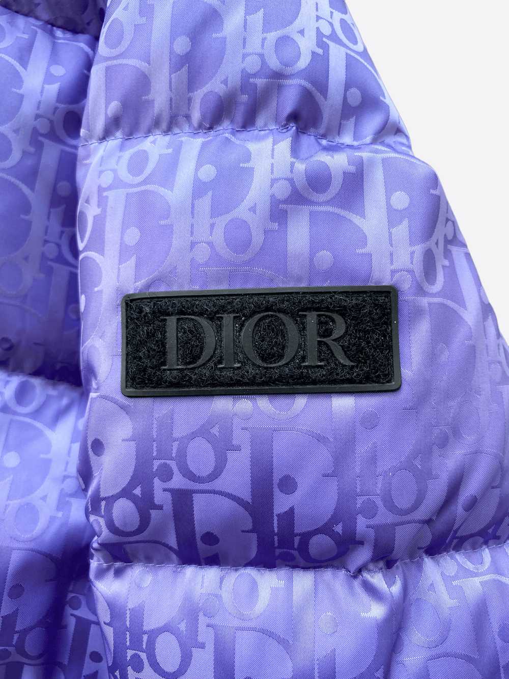 Dior Dior Oblique Purple Puffer Jacket - image 3