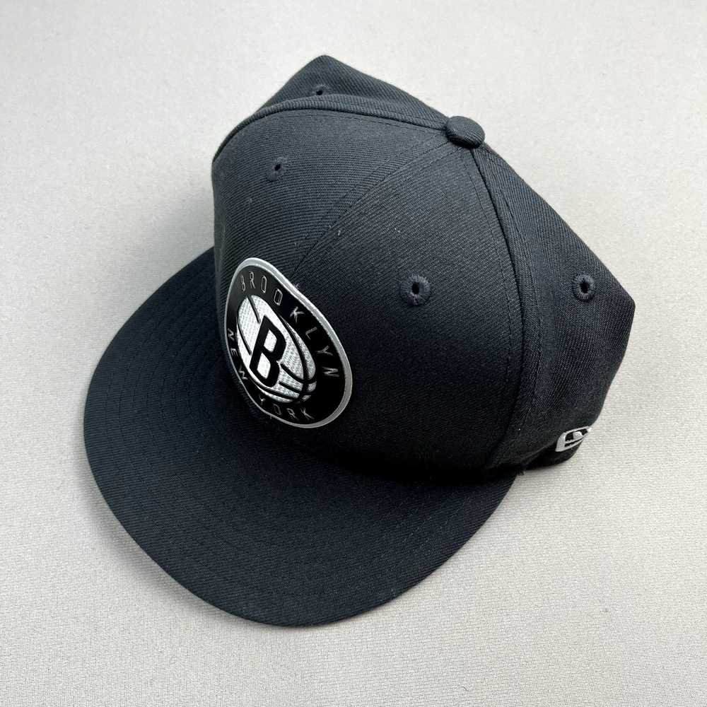 NBA × New Era Brooklyn Nets Hat Cap Snapback Gray… - image 1