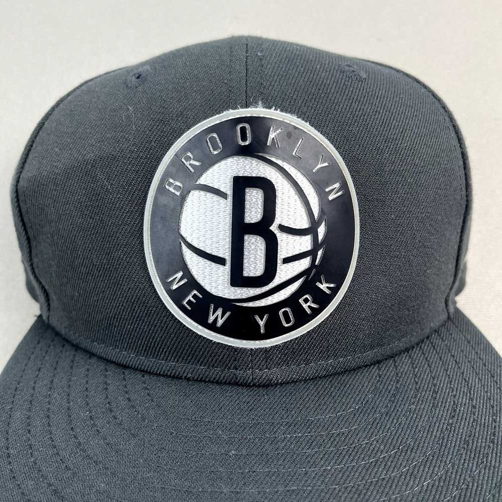 NBA × New Era Brooklyn Nets Hat Cap Snapback Gray… - image 3