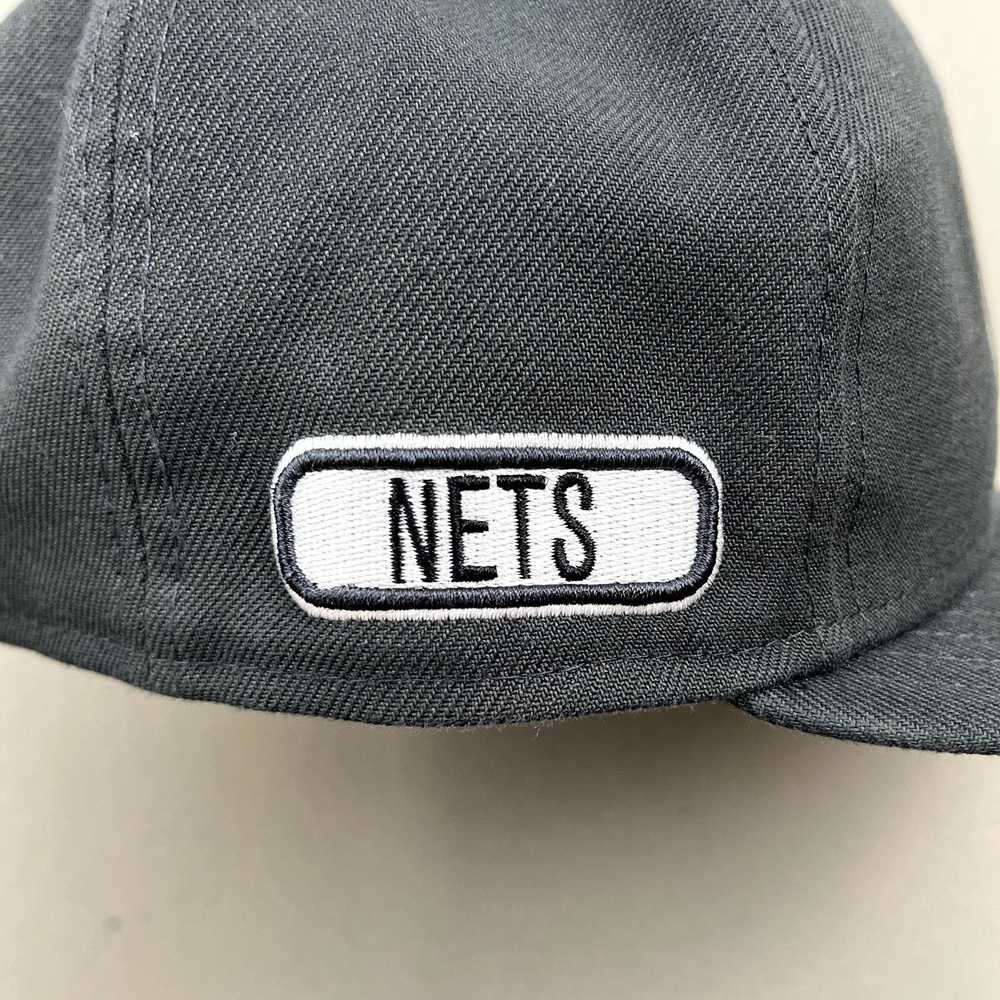 NBA × New Era Brooklyn Nets Hat Cap Snapback Gray… - image 5