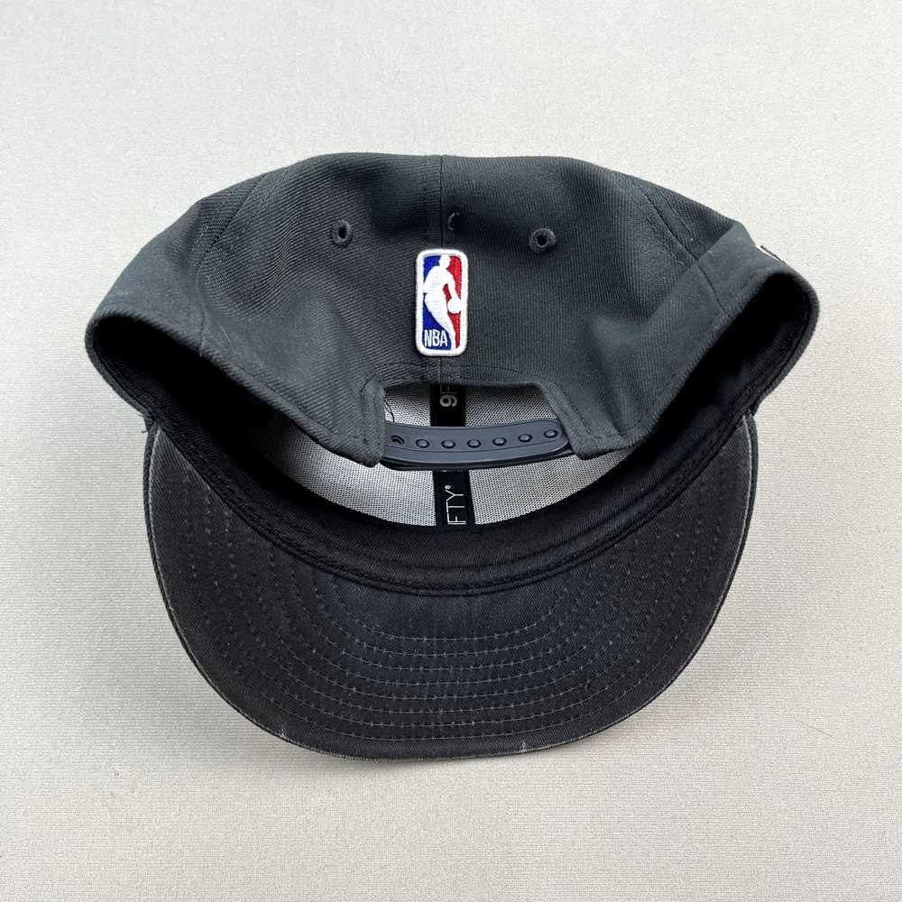 NBA × New Era Brooklyn Nets Hat Cap Snapback Gray… - image 6