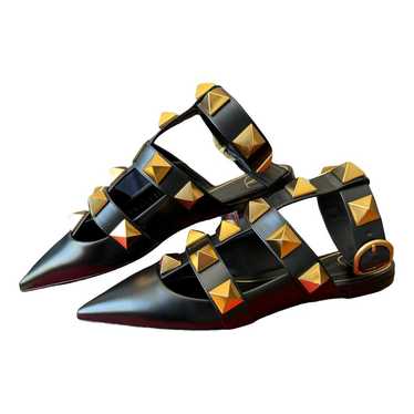 Valentino Garavani Rockstud leather flats - image 1