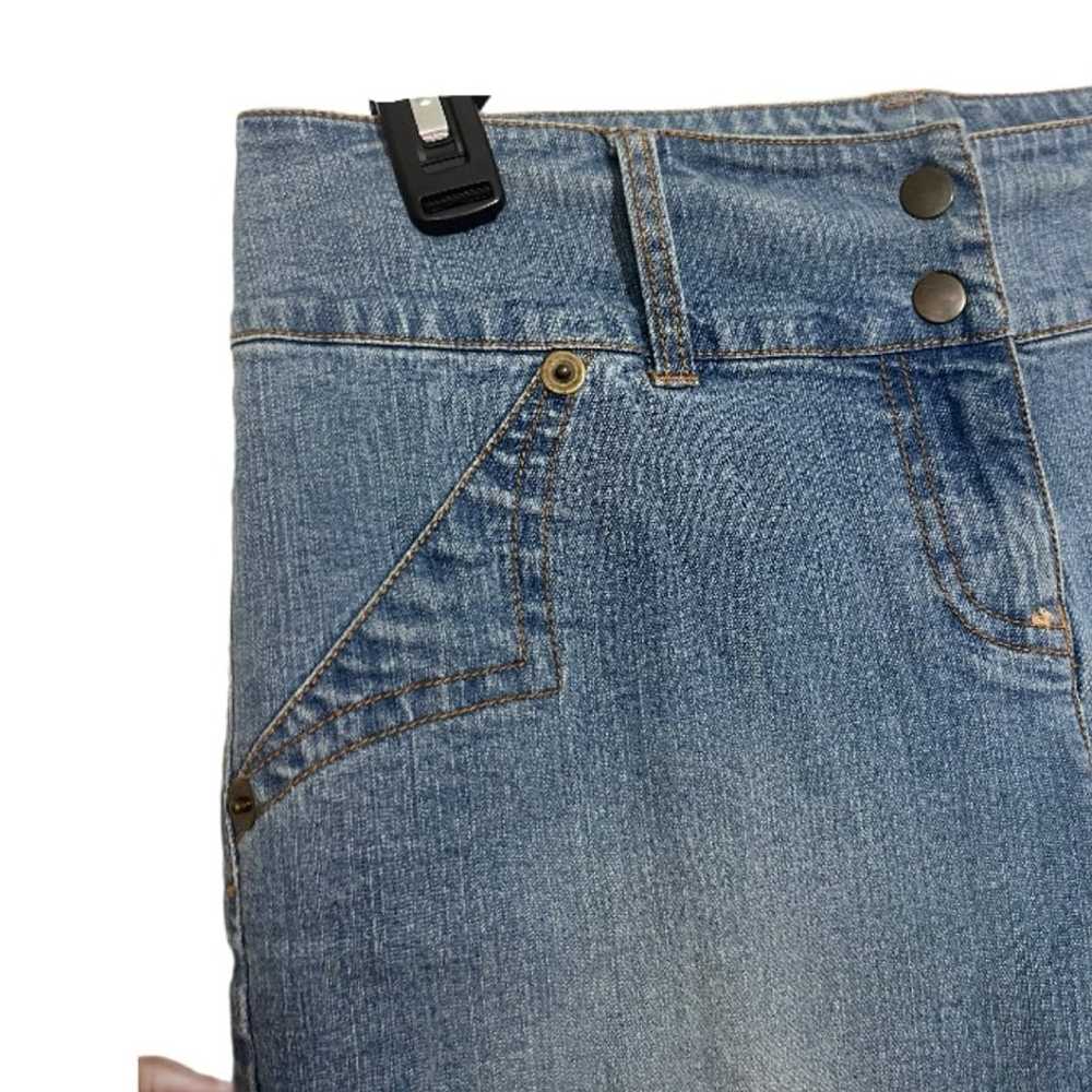 Cache flare leg jeans size 10 - image 4
