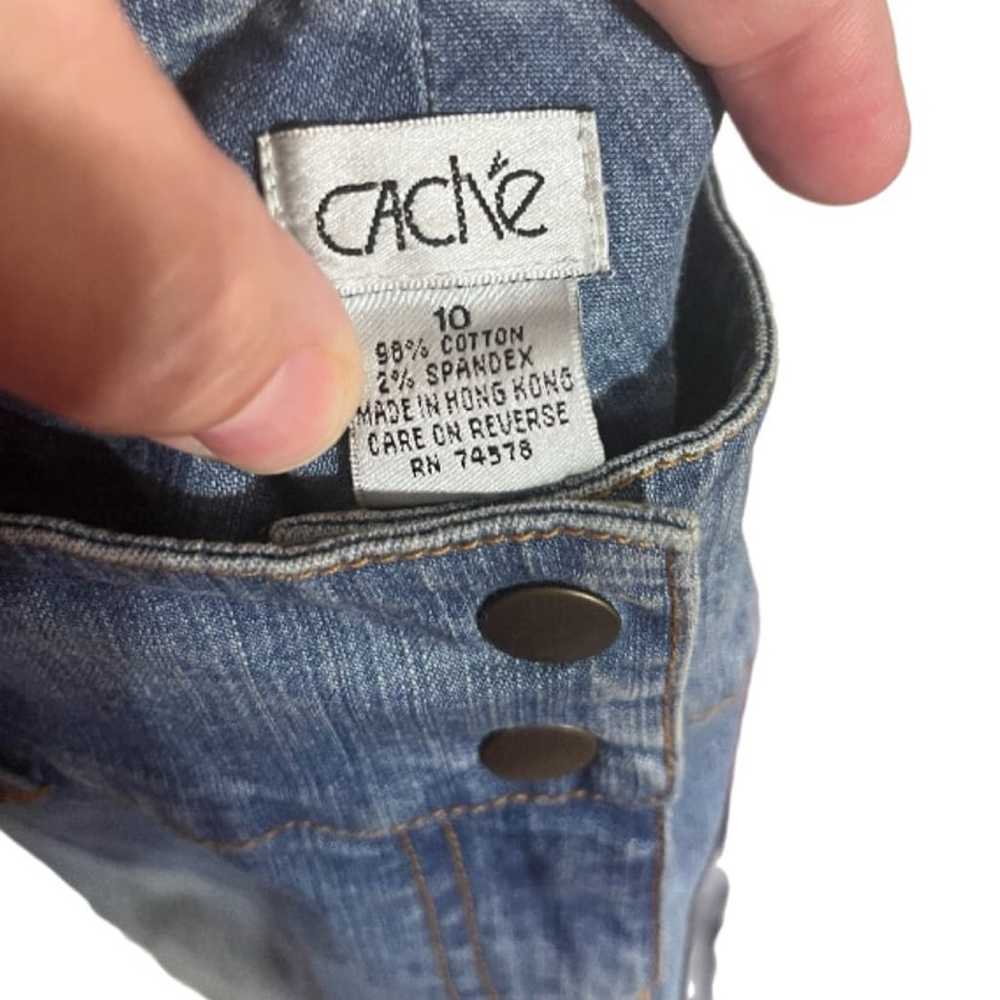 Cache flare leg jeans size 10 - image 7
