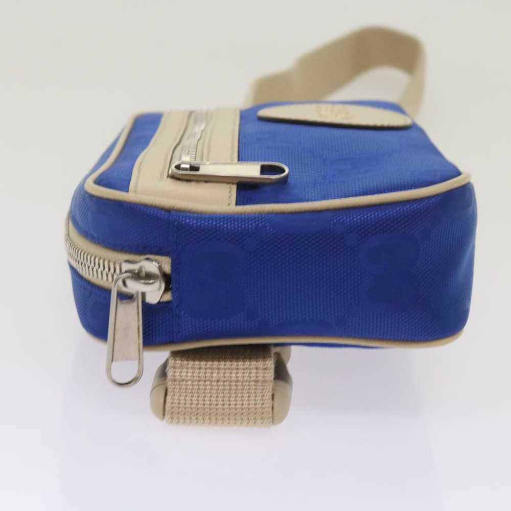 Gucci GUCCI GG Nylon Bum Bag Body Bag Blue 631341… - image 4