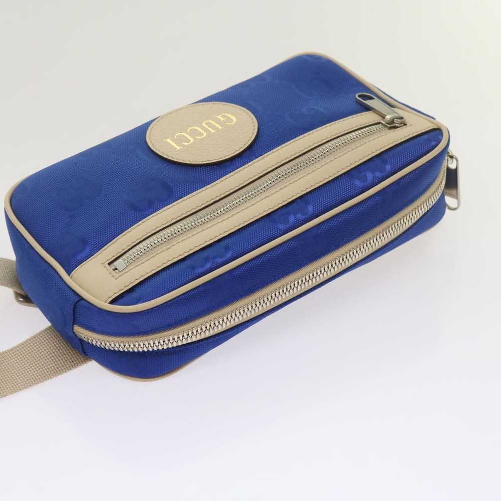 Gucci GUCCI GG Nylon Bum Bag Body Bag Blue 631341… - image 6