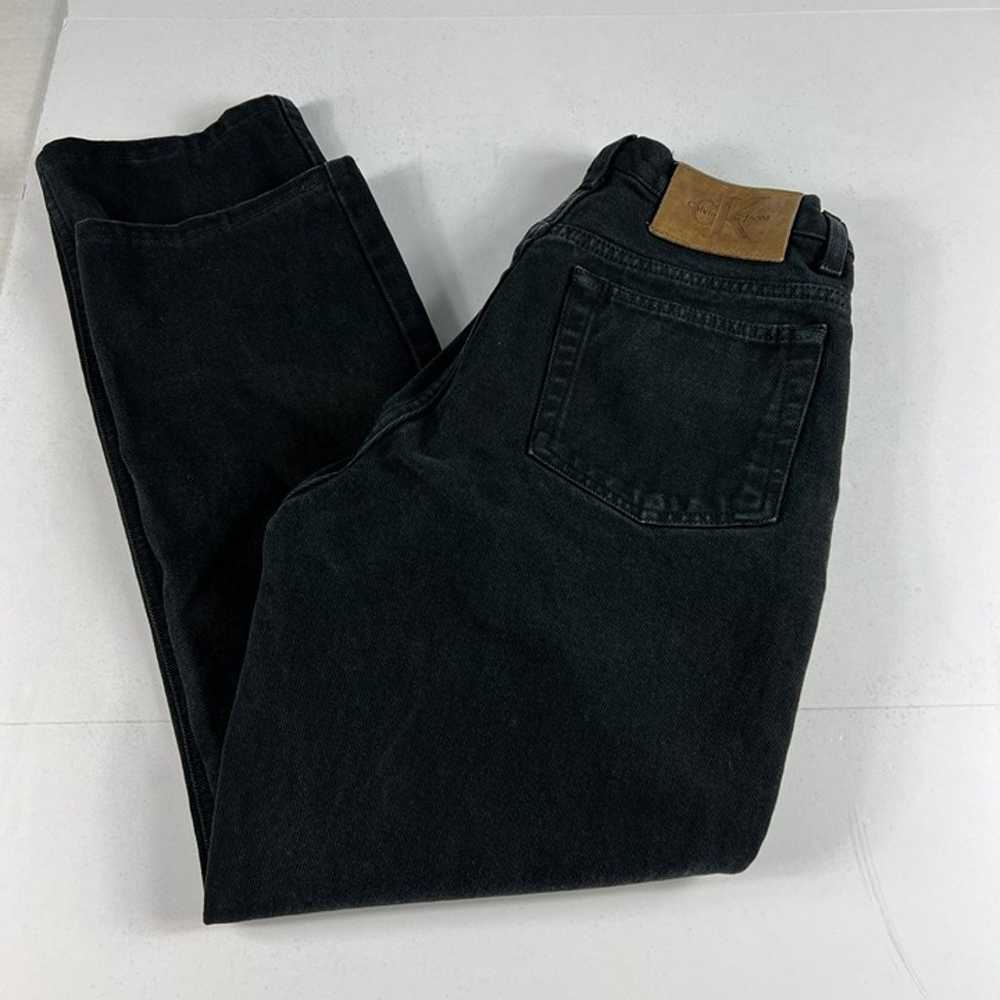 VTG CK Calvin Klein Jeans Women's 6 Straight Crop… - image 1