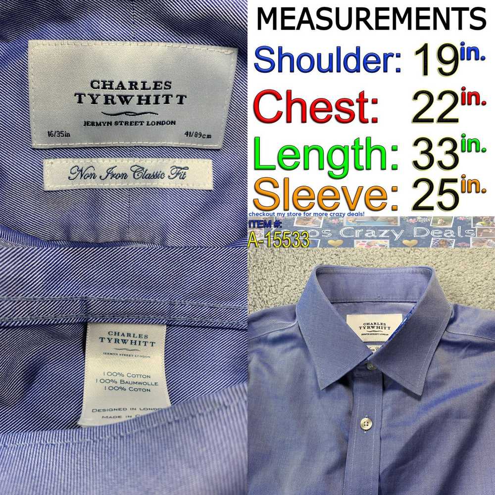 Charles Tyrwhitt CHARLES TYRWHITT Shirt Mens Larg… - image 4