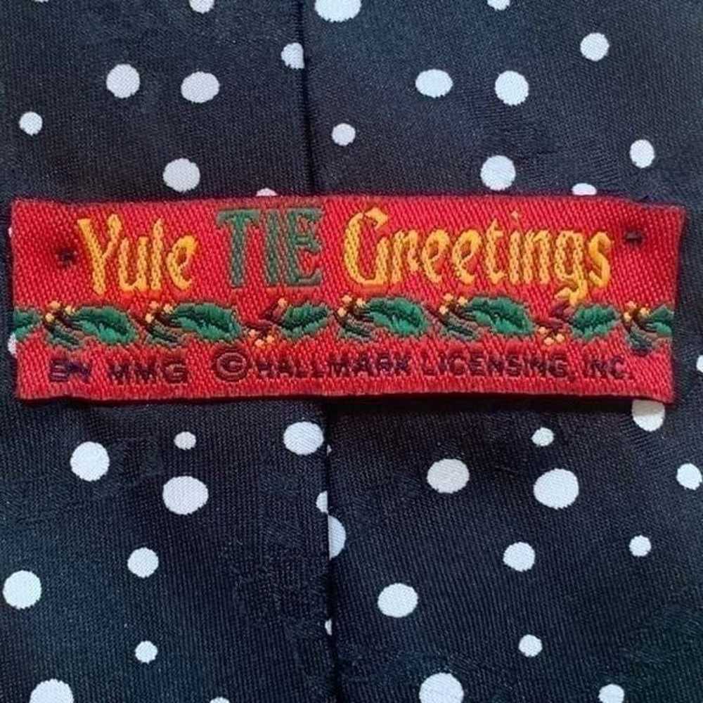 Vintage Yule Tie Greetings Festive Ugly Christmas… - image 6