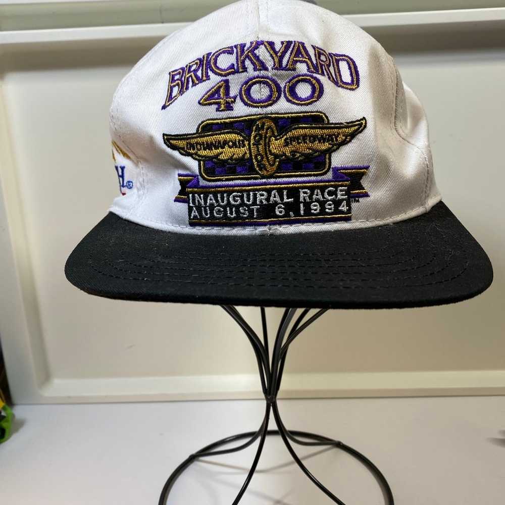 Vintage Brickyard 400 Snapback Hat—1994–Made in t… - image 1