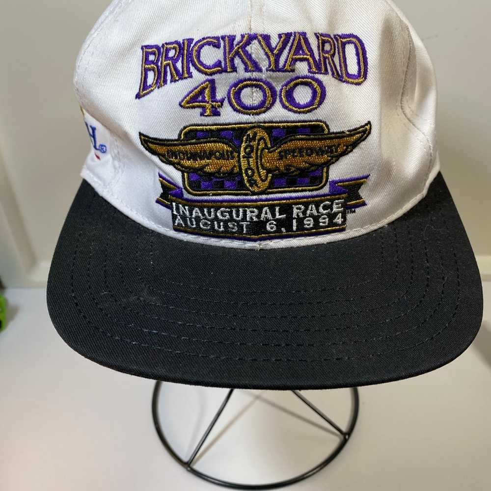 Vintage Brickyard 400 Snapback Hat—1994–Made in t… - image 2
