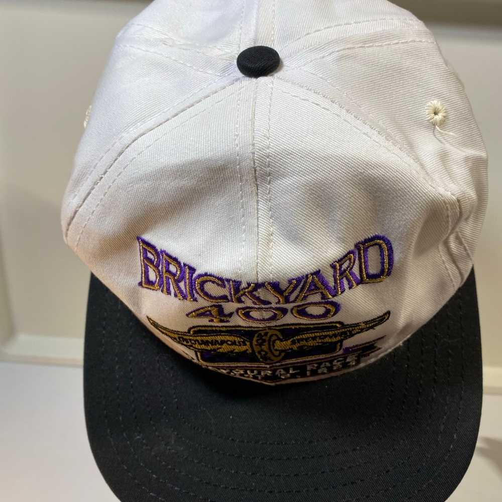 Vintage Brickyard 400 Snapback Hat—1994–Made in t… - image 6