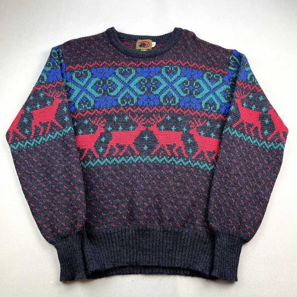 Boston Traders × Vintage Vintage Holiday Sweater … - image 1
