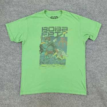 Star Wars Star Wars Shirt Men's Medium Green Boba… - image 1