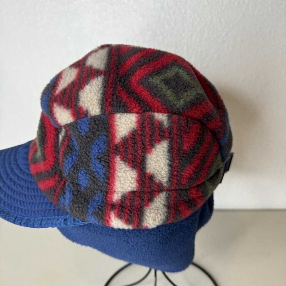 Vintage Patagonia Synchilla Fleece Hat Earflaps D… - image 5
