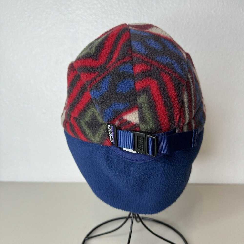 Vintage Patagonia Synchilla Fleece Hat Earflaps D… - image 7