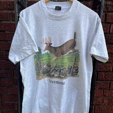 Vintage 1990’s Vermont White Tail Deer Nature Art 