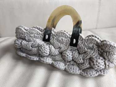 Handknit 3D TEXTURED HAND-KNITTED BAG WITH BEAUTI… - image 1