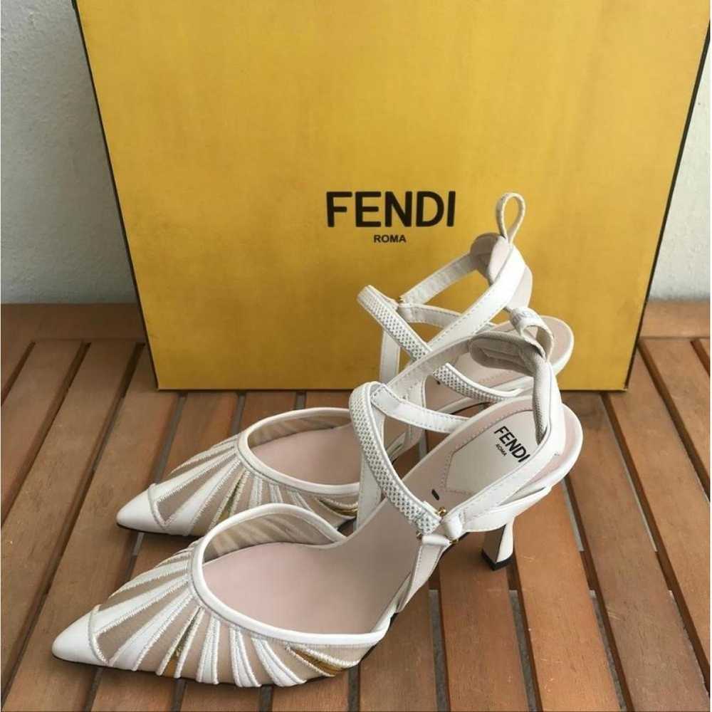 Fendi Colibri leather heels - image 3