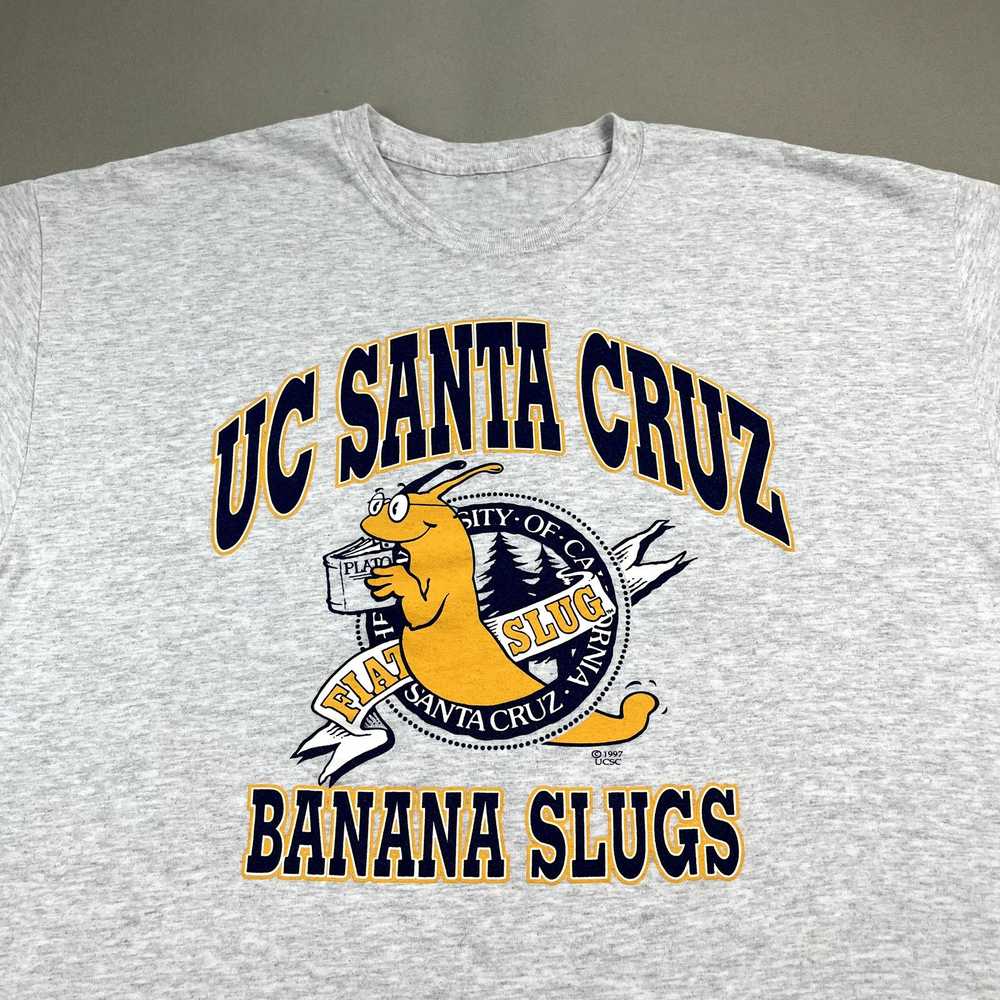 Vintage Vintage UC Santa Cruz T-Shirt Large Gray … - image 2