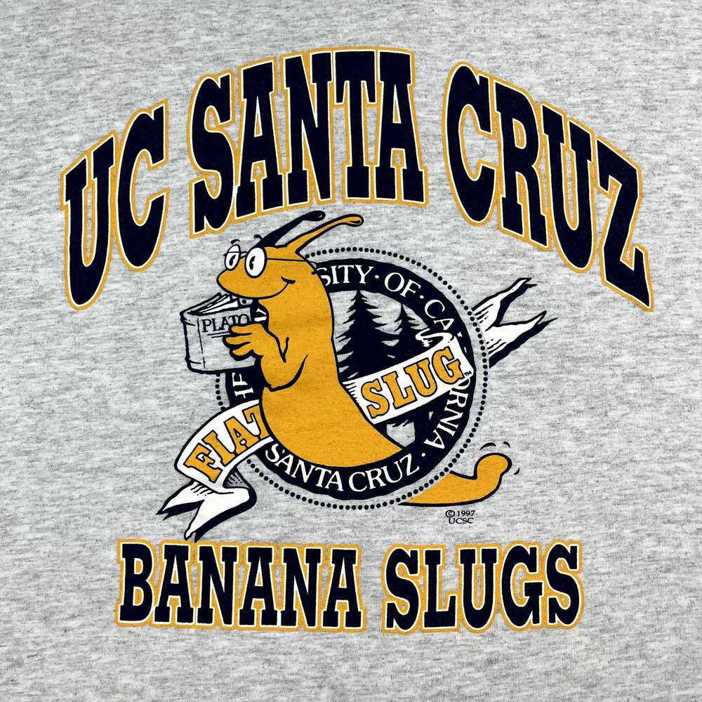 Vintage Vintage UC Santa Cruz T-Shirt Large Gray … - image 3