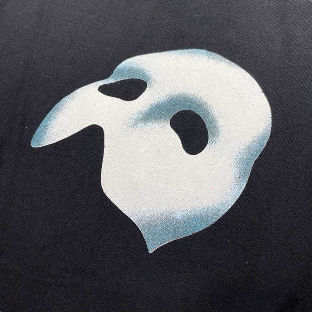 VTG The Phantom Of The Opera Shirt Black 1990s Ro… - image 5