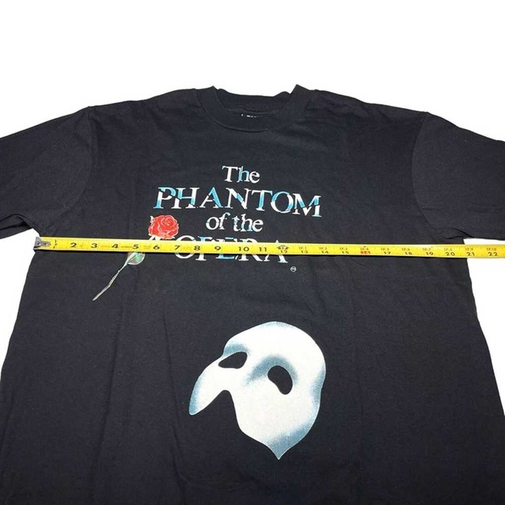 VTG The Phantom Of The Opera Shirt Black 1990s Ro… - image 8