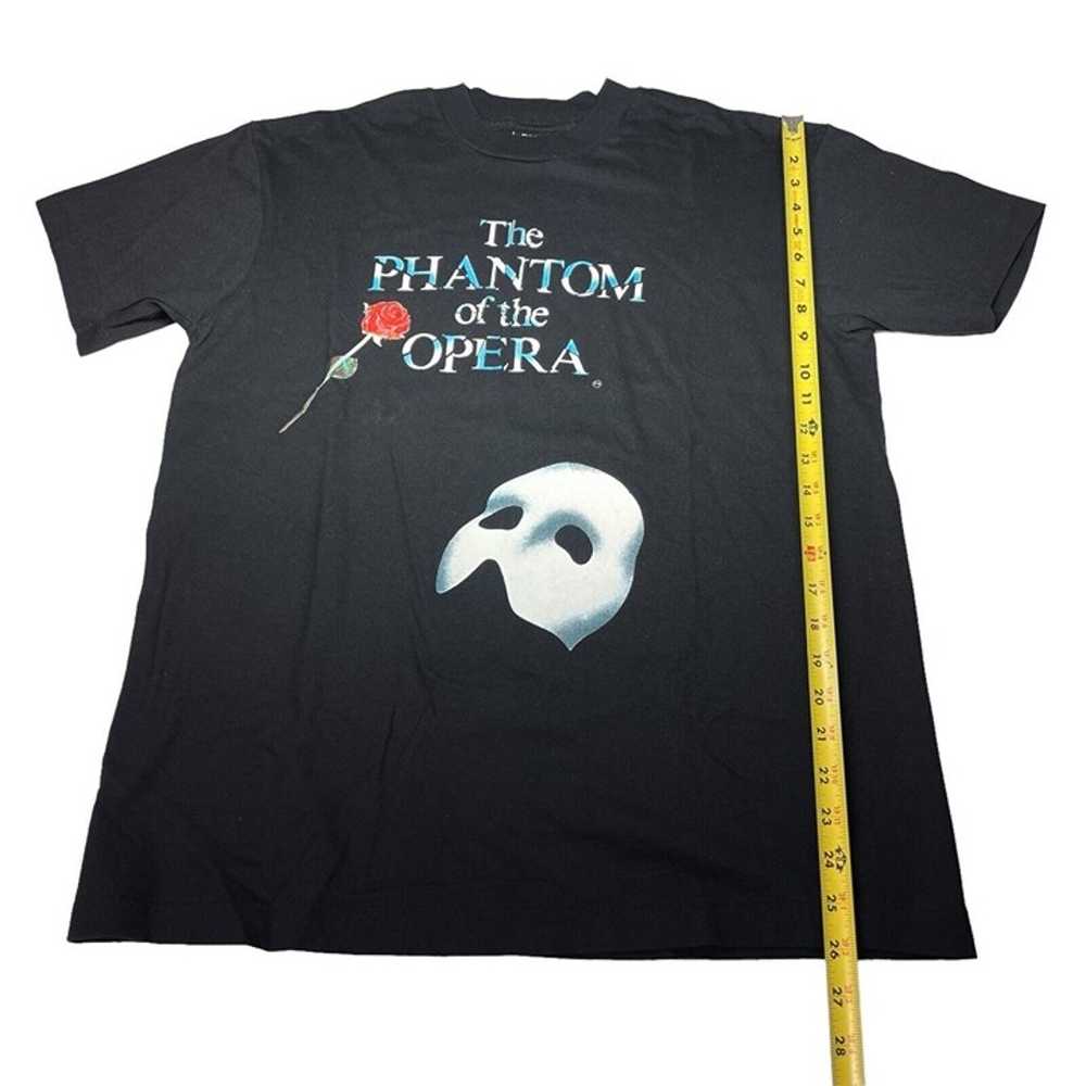 VTG The Phantom Of The Opera Shirt Black 1990s Ro… - image 9