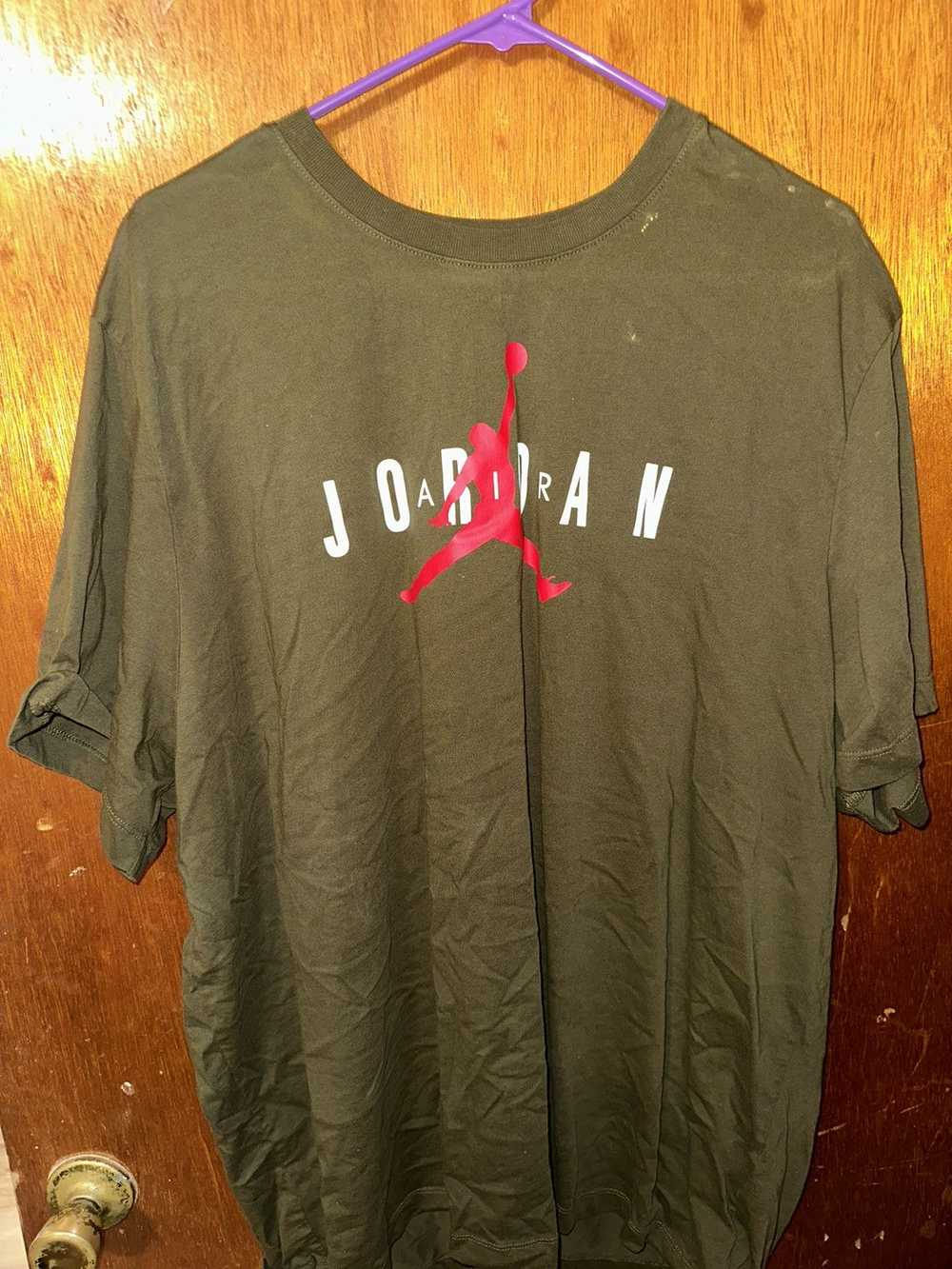 Jordan Brand 3XL Olive Green Jordan T-shirt - image 1