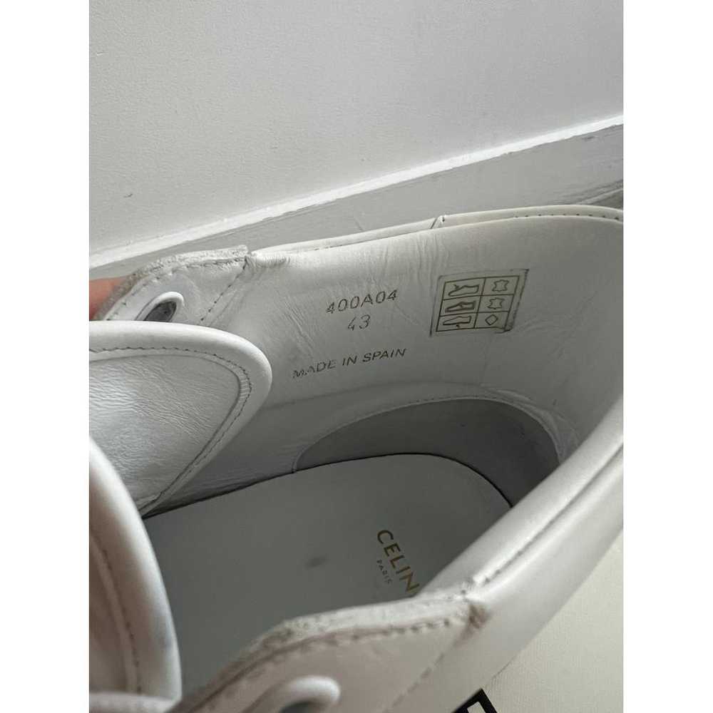 Celine Triomphe leather high trainers - image 7