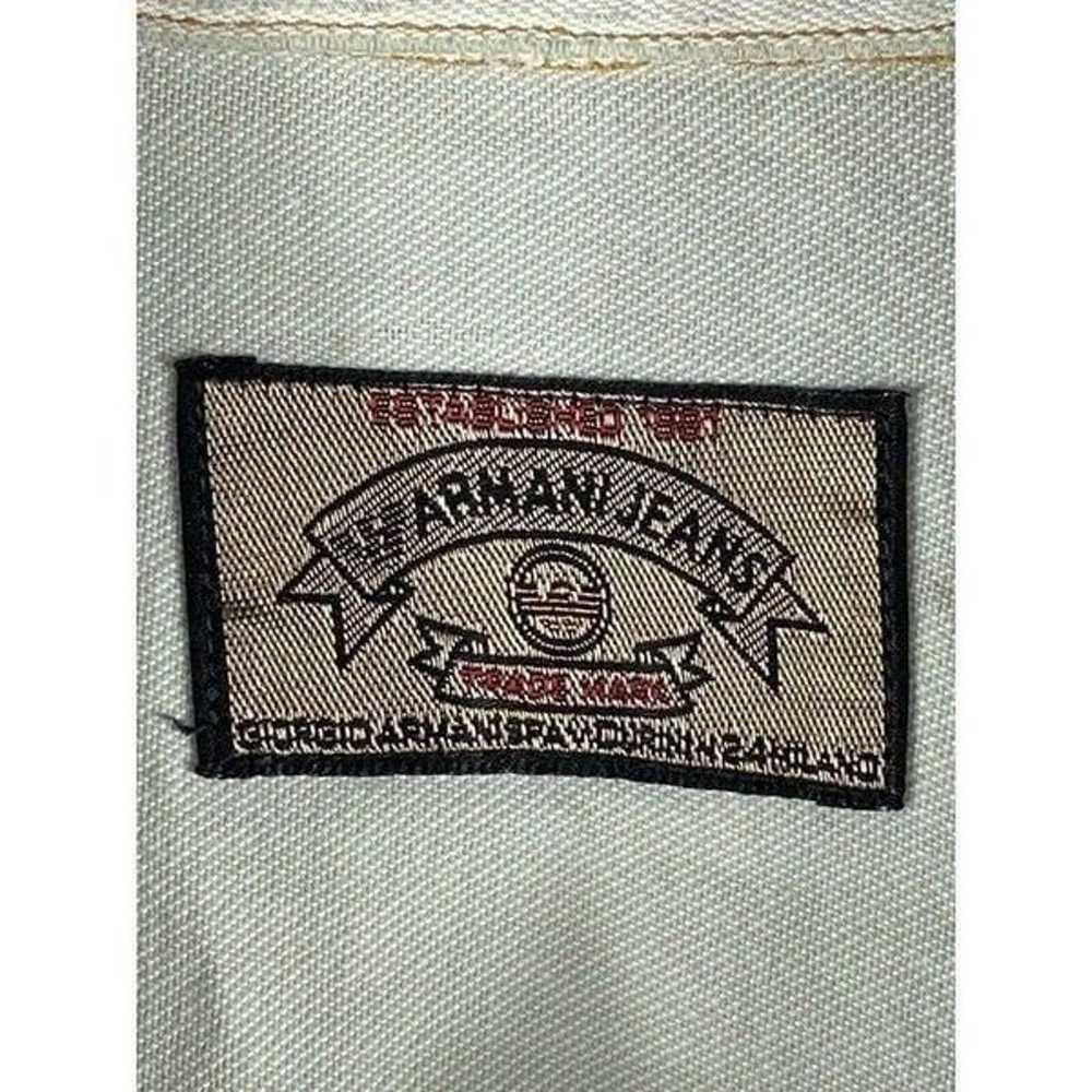 Vintage Giorgio Armani Jeans Button Down Long Sle… - image 3