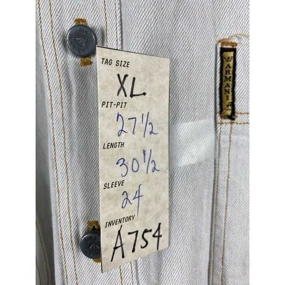 Vintage Giorgio Armani Jeans Button Down Long Sle… - image 4