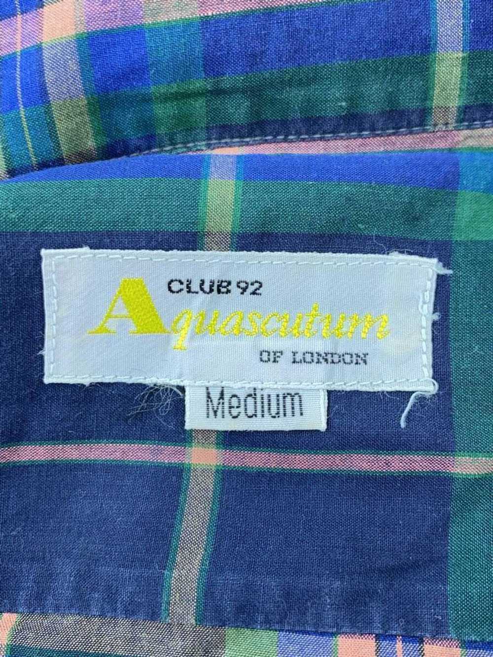 Men's Aquascutum Long Sleeve Shirt/M/Cotton/Nvy/C… - image 3