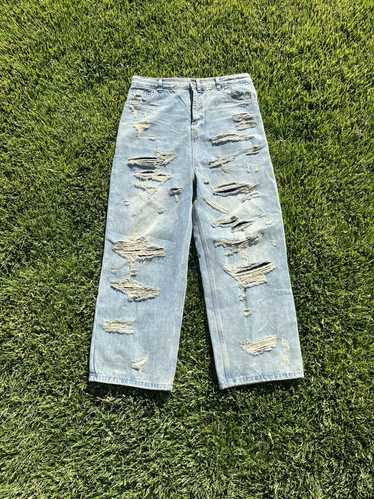 Designer × Streetwear × Vintage BAGGY RIPPED PANTS
