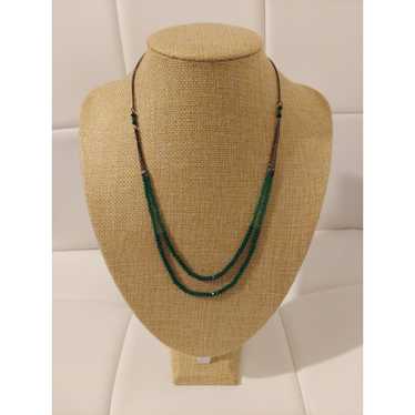 Vintage Vintage Charming Charlie Black with Green… - image 1