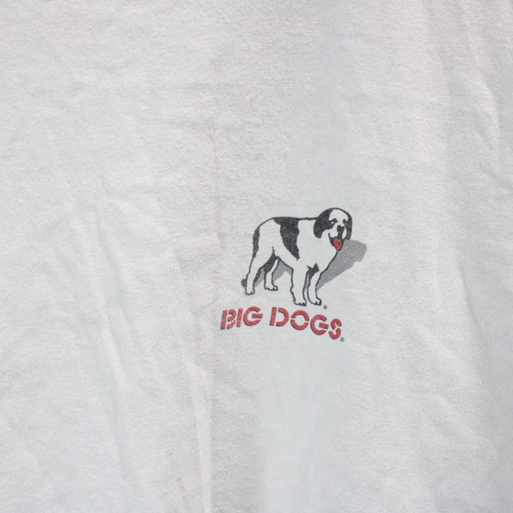 Vintage Big Dogs Shirt Men White Short Sleeve Don… - image 6