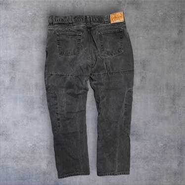 Vintage draggin jeans biker mens black 38/30 - image 1