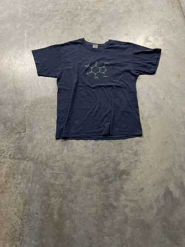 Vintage Vintage Y2K Caffeind Molecule Tee