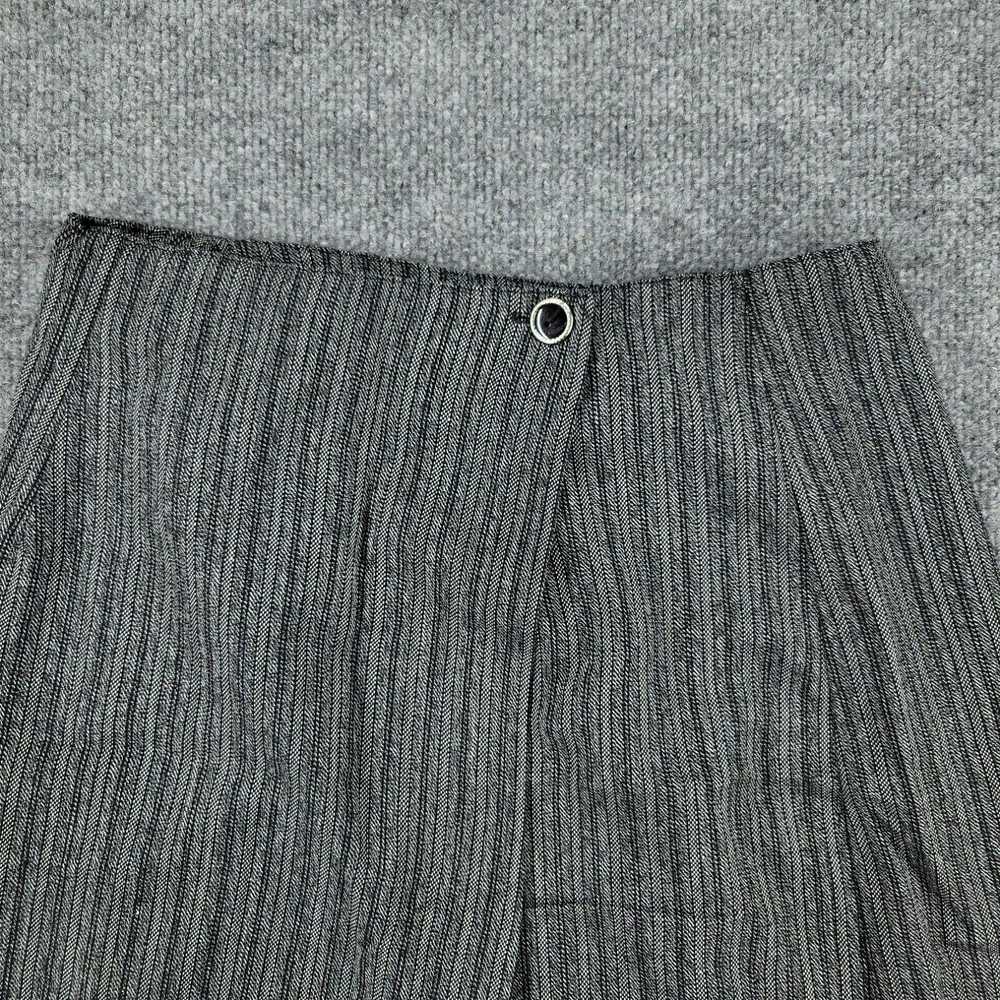 Vintage Vintage Niki-Lee Skirt Womens 7 Gray Stri… - image 2