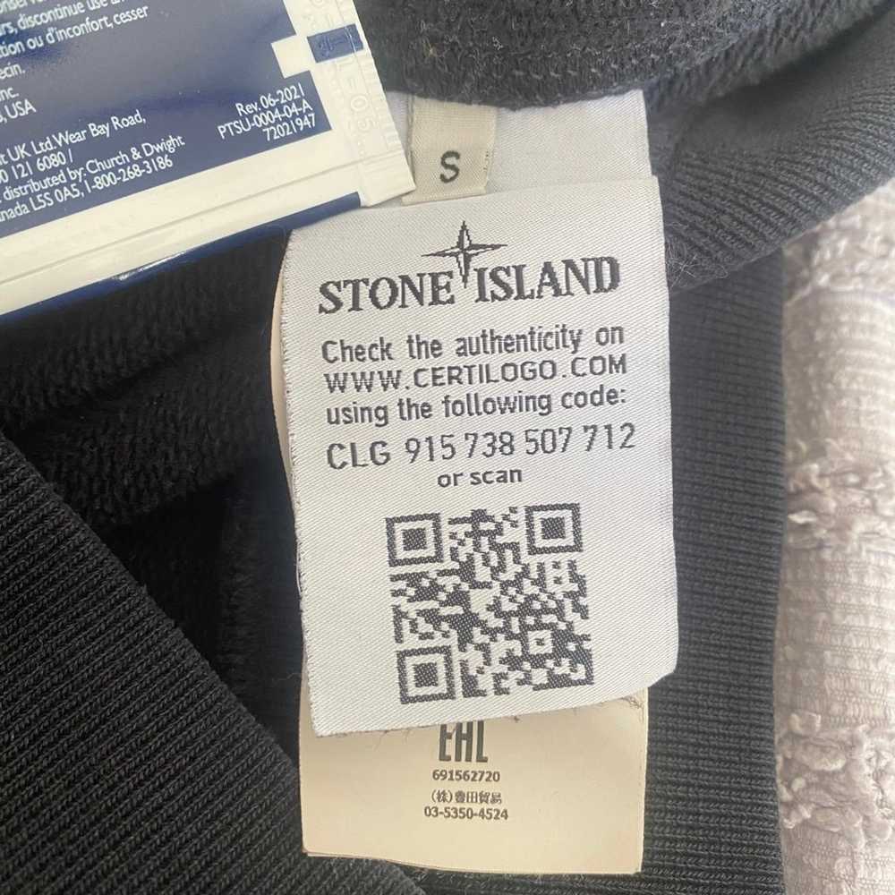 100% Authentic Stone Island Sweatshirt Washed Loo… - image 6