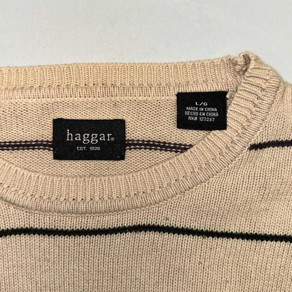 Vintage 1990’s Haggar Mens Crewneck Sweatshirt Ta… - image 3