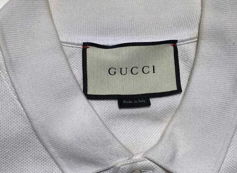 Gucci 2018 Bee Emblem Crest Polo Shirt - image 3