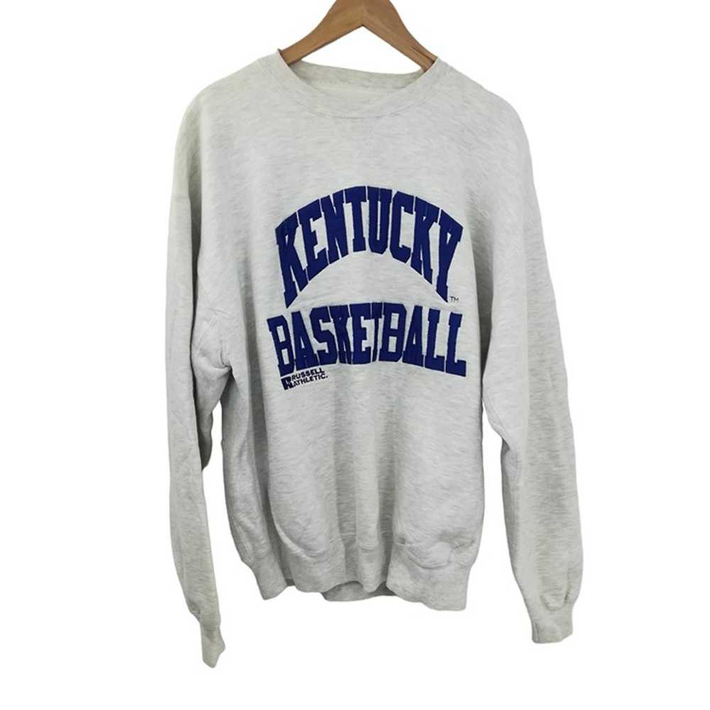 Vintage Kentucky Basketball Applique Sweatshirt S… - image 1