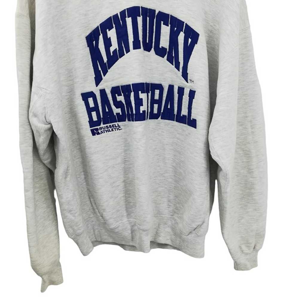 Vintage Kentucky Basketball Applique Sweatshirt S… - image 6