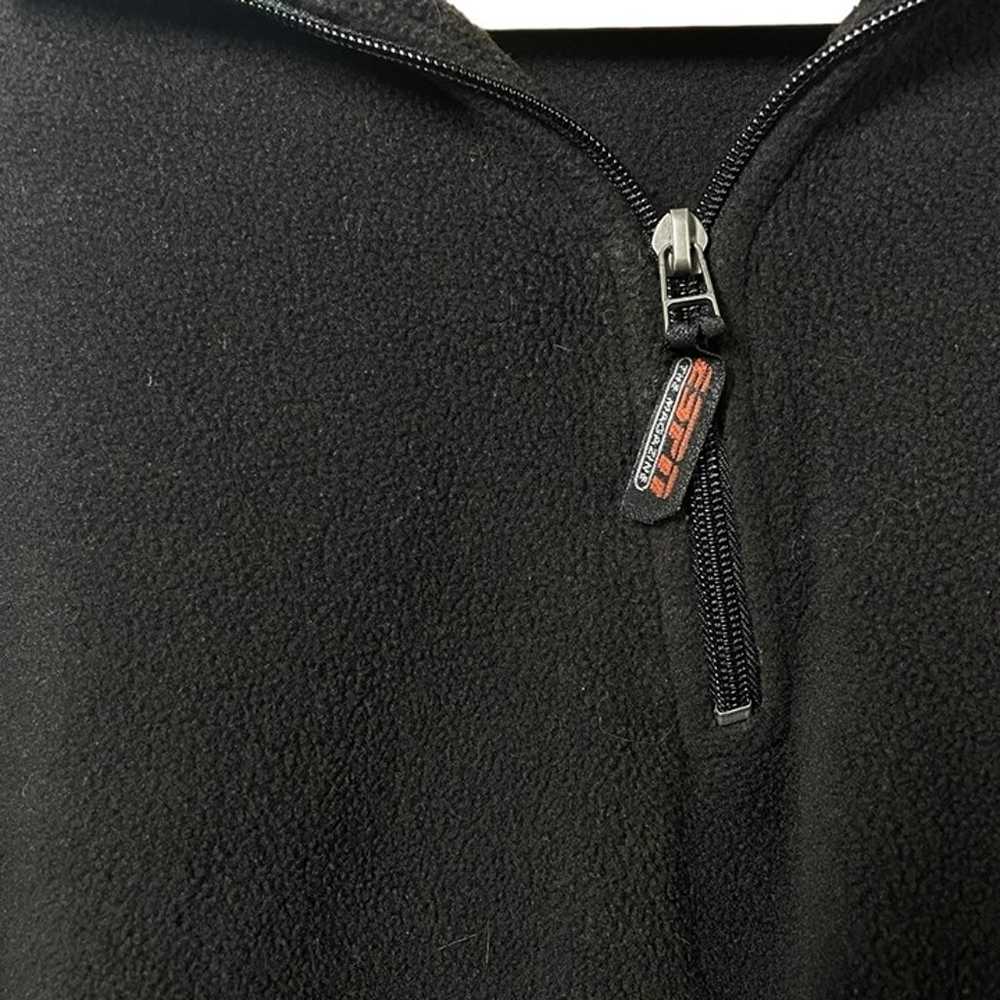 VINTAGE 90s ESPN Magazine Fleece Quarter Zip Pull… - image 3